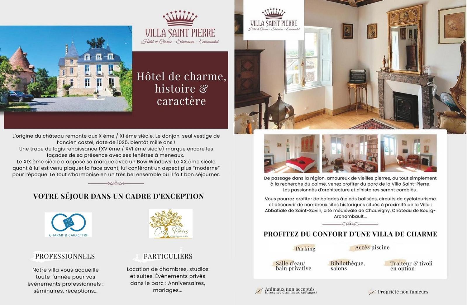 Villa Saint Pierre La Trimouille Zewnętrze zdjęcie